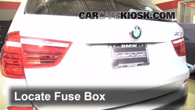 2011 BMW X3 xDrive28i 3.0L 6 Cyl. Fusible (moteur) Remplacement
